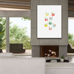 'Bumblebee Friends' by Ann Kelle Designs, Canvas Wall Art,40 x 54