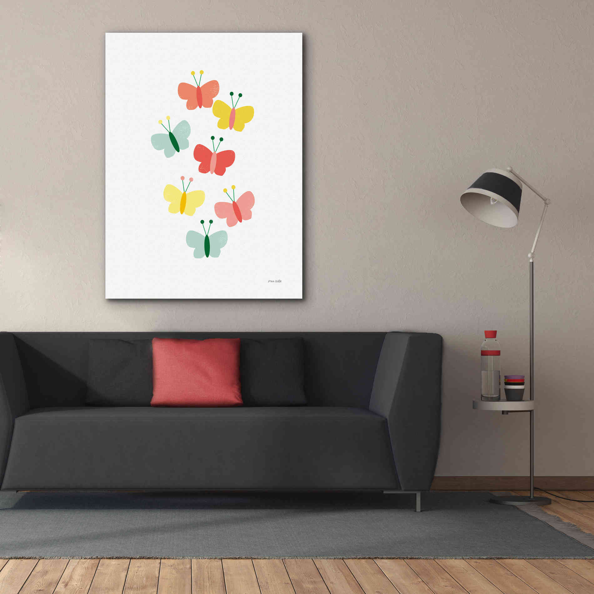 'Butterfly Friends' by Ann Kelle Designs, Canvas Wall Art,40 x 54