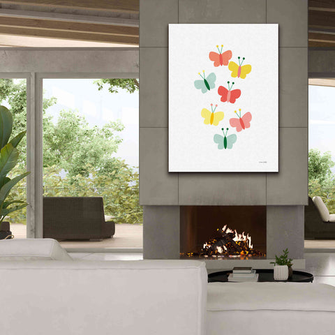 Image of 'Butterfly Friends' by Ann Kelle Designs, Canvas Wall Art,40 x 54