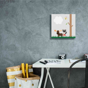 'Woodland Animals I' by Ann Kelle Designs, Canvas Wall Art,12 x 12