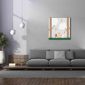 'Woodland Animals II' by Ann Kelle Designs, Canvas Wall Art,37 x 37