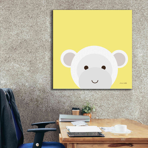 Image of 'Cuddly Monkey' by Ann Kelle Designs, Canvas Wall Art,37 x 37