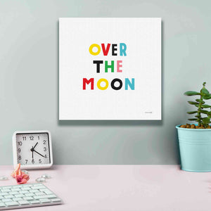 'Over the Moon' by Ann Kelle Designs, Canvas Wall Art,12 x 12