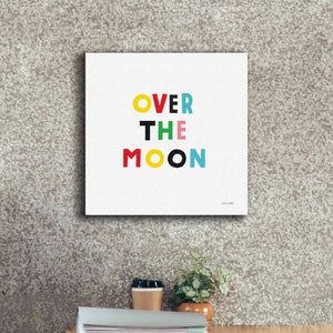 'Over the Moon' by Ann Kelle Designs, Canvas Wall Art,18 x 18