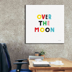 'Over the Moon' by Ann Kelle Designs, Canvas Wall Art,37 x 37