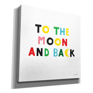 'To the Moon and Back' by Ann Kelle Designs, Canvas Wall Art,12x12x1.1x0,18x18x1.1x0,26x26x1.74x0,37x37x1.74x0