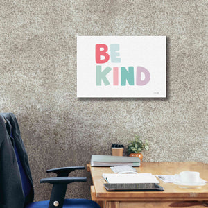'Be Kind' by Ann Kelle Designs, Canvas Wall Art,26 x 18