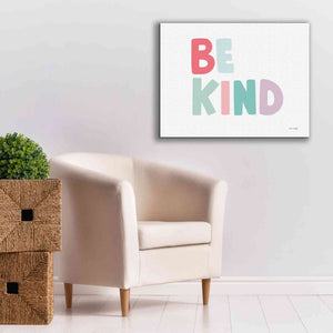 'Be Kind' by Ann Kelle Designs, Canvas Wall Art,34 x 26