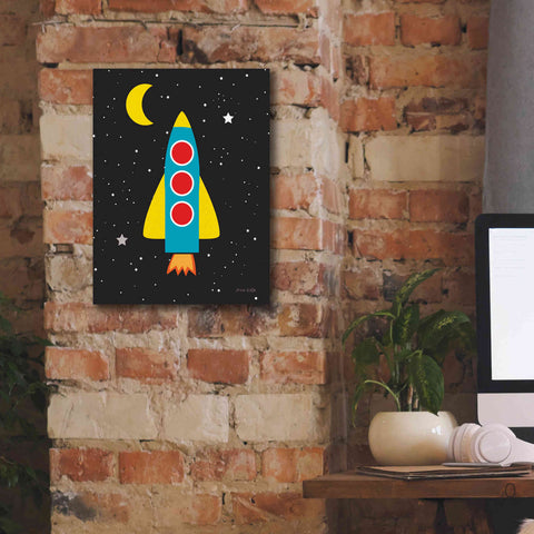 Image of 'Blast Off' by Ann Kelle Designs, Canvas Wall Art,12 x 16