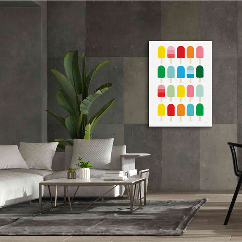 Image of 'Popcycle Fun' by Ann Kelle Designs, Canvas Wall Art,40 x 54