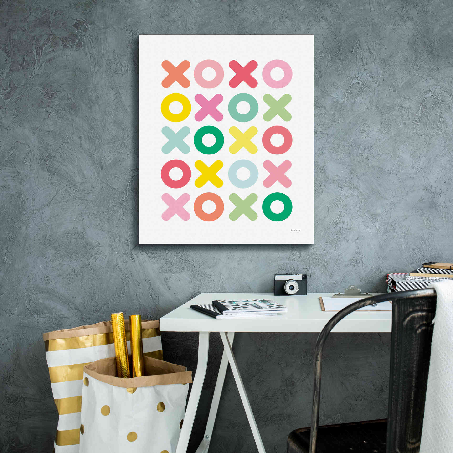 'Love You Lots' by Ann Kelle Designs, Canvas Wall Art,20 x 24
