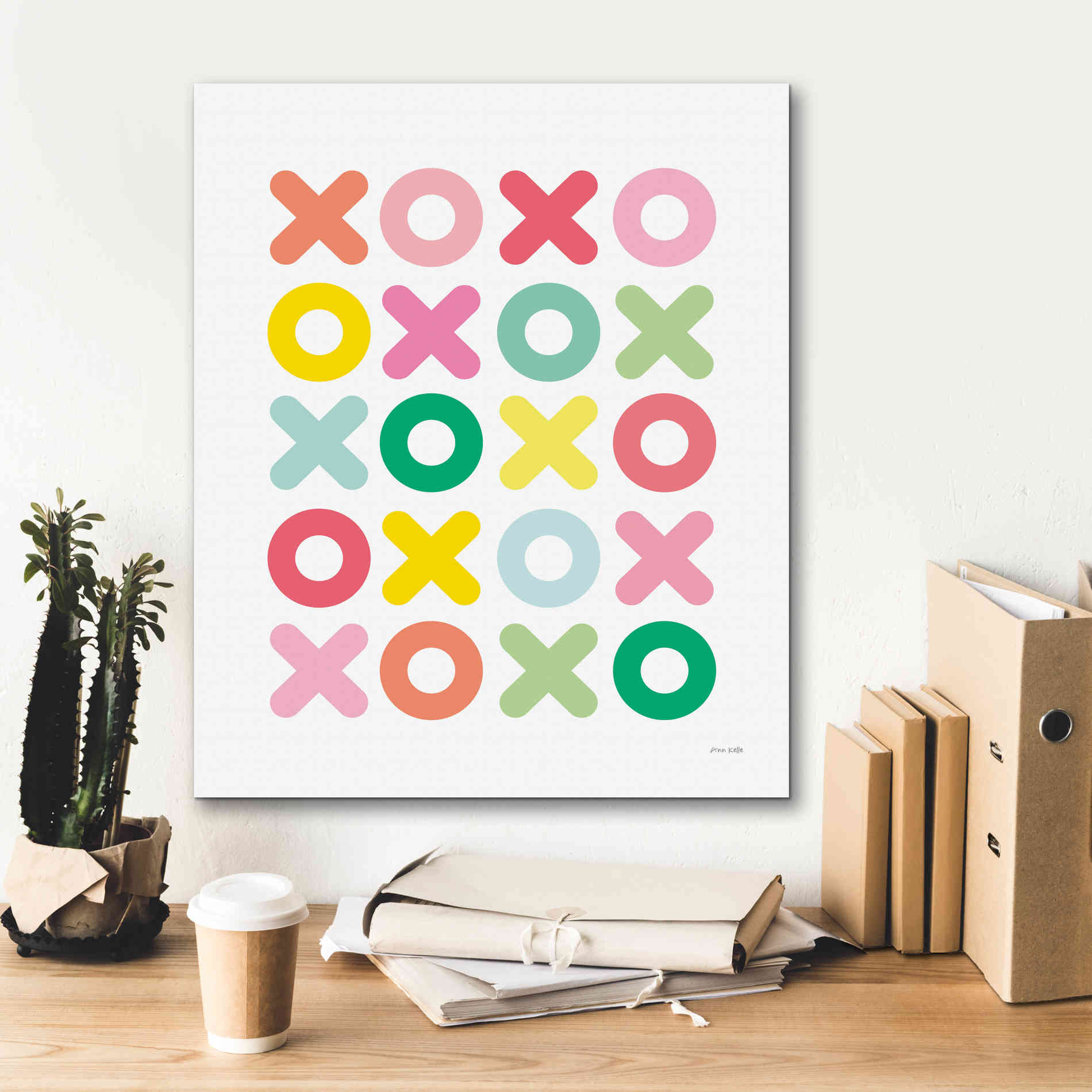 'Love You Lots' by Ann Kelle Designs, Canvas Wall Art,20 x 24
