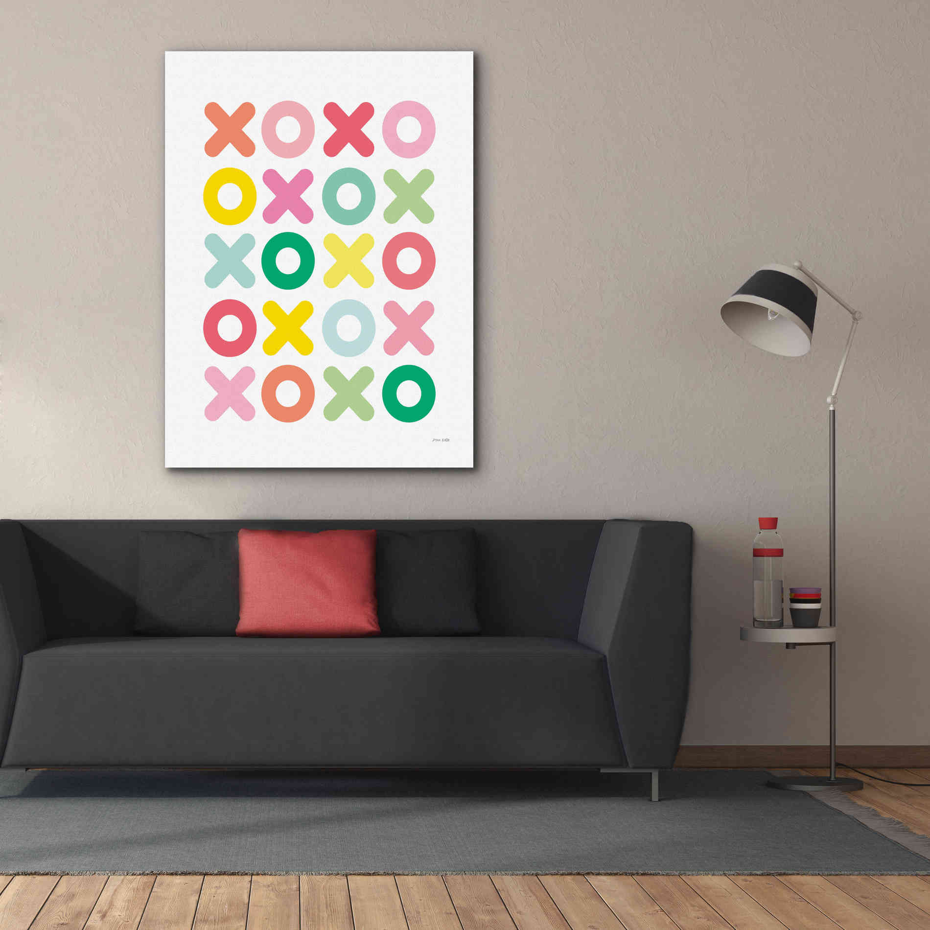 'Love You Lots' by Ann Kelle Designs, Canvas Wall Art,40 x 54