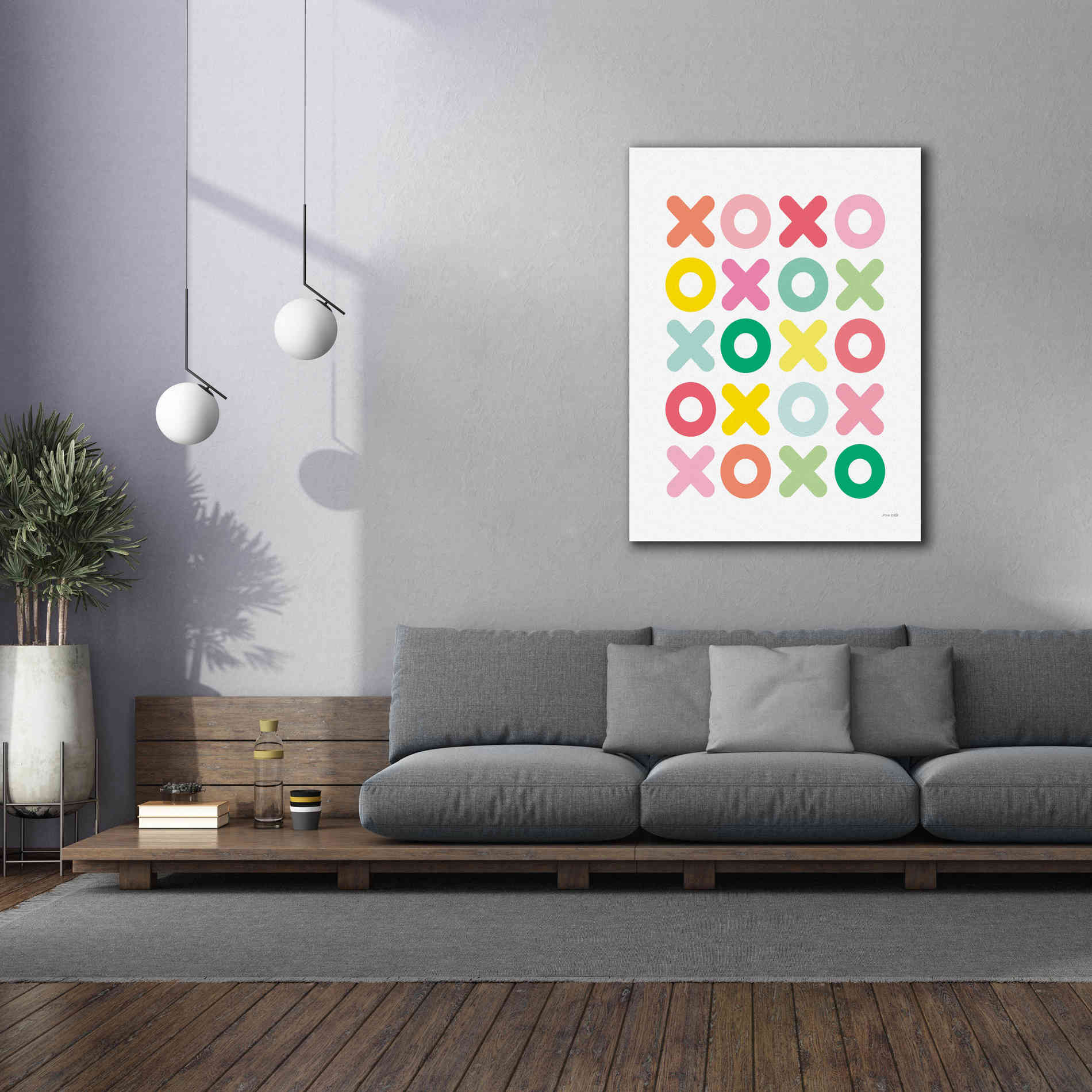 'Love You Lots' by Ann Kelle Designs, Canvas Wall Art,40 x 54