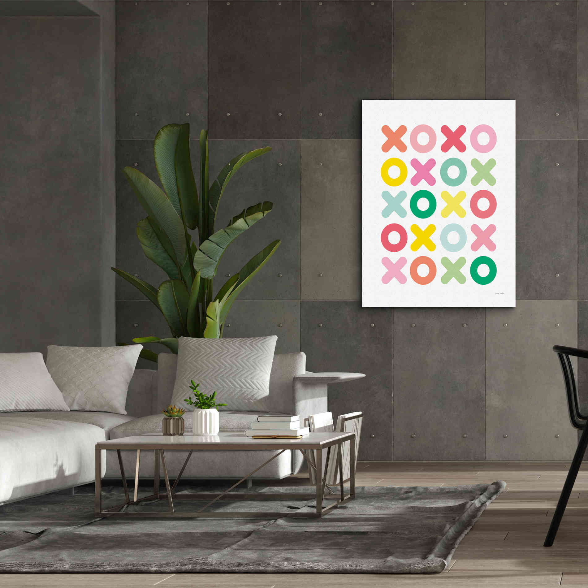 'Love You Lots' by Ann Kelle Designs, Canvas Wall Art,40 x 54