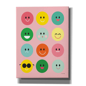 'Happy Circles' by Ann Kelle Designs, Canvas Wall Art,12x16x1.1x0,20x24x1.1x0,26x30x1.74x0,40x54x1.74x0