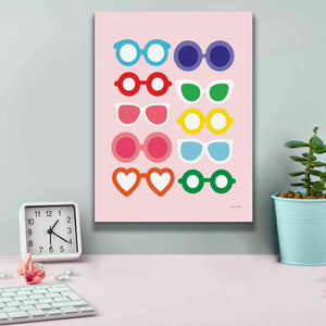 'Sunglasses for All' by Ann Kelle Designs, Canvas Wall Art,12 x 16