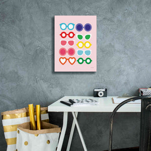 'Sunglasses for All' by Ann Kelle Designs, Canvas Wall Art,12 x 16