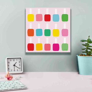 'Nail Polish Fun' by Ann Kelle Designs, Canvas Wall Art,12 x 12