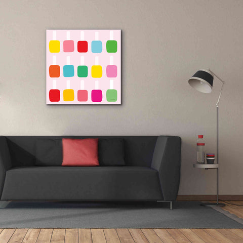 Image of 'Nail Polish Fun' by Ann Kelle Designs, Canvas Wall Art,37 x 37