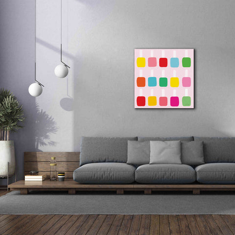 Image of 'Nail Polish Fun' by Ann Kelle Designs, Canvas Wall Art,37 x 37