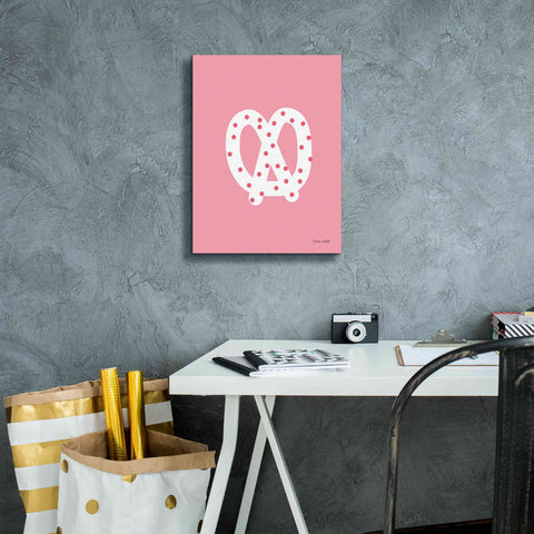 Image of 'Pretzel' by Ann Kelle Designs, Canvas Wall Art,12 x 16