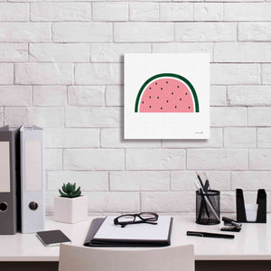 'Watermelon 2' by Ann Kelle Designs, Canvas Wall Art,12 x 12