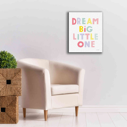 Image of 'Dream Big Little One' by Ann Kelle Designs, Canvas Wall Art,20 x 24