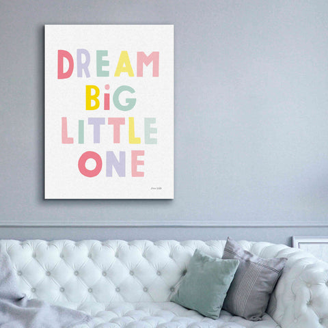 Image of 'Dream Big Little One' by Ann Kelle Designs, Canvas Wall Art,40 x 54