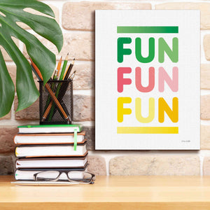 'Fun' by Ann Kelle Designs, Canvas Wall Art,12 x 16