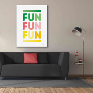'Fun' by Ann Kelle Designs, Canvas Wall Art,40 x 54
