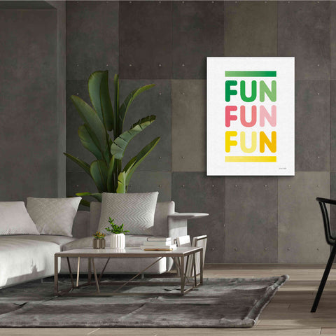 Image of 'Fun' by Ann Kelle Designs, Canvas Wall Art,40 x 54