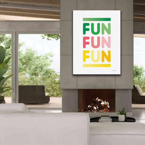 Image of 'Fun' by Ann Kelle Designs, Canvas Wall Art,40 x 54