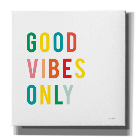Image of 'Good Vibes Only' by Ann Kelle Designs, Canvas Wall Art,12x12x1.1x0,18x18x1.1x0,26x26x1.74x0,37x37x1.74x0