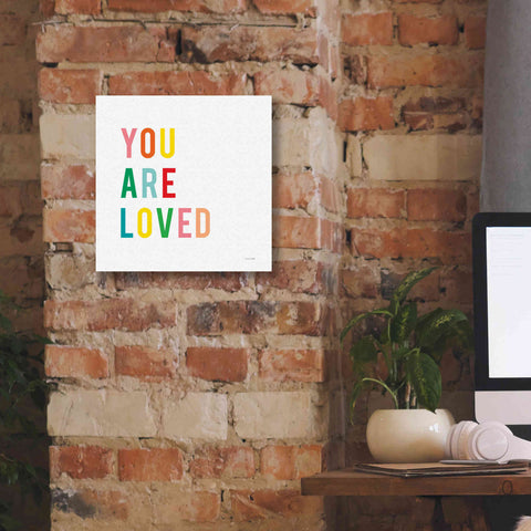 Image of 'You are Loved' by Ann Kelle Designs, Canvas Wall Art,12 x 12