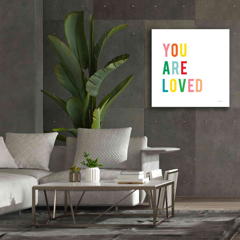 Image of 'You are Loved' by Ann Kelle Designs, Canvas Wall Art,37 x 37