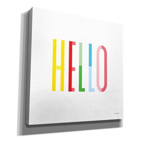 Image of 'Hello' by Ann Kelle Designs, Canvas Wall Art,12x12x1.1x0,18x18x1.1x0,26x26x1.74x0,37x37x1.74x0