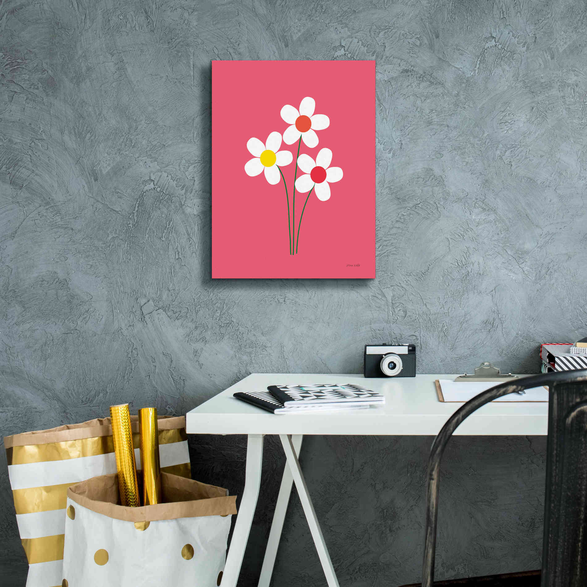 'Daisies I' by Ann Kelle Designs, Canvas Wall Art,12 x 16