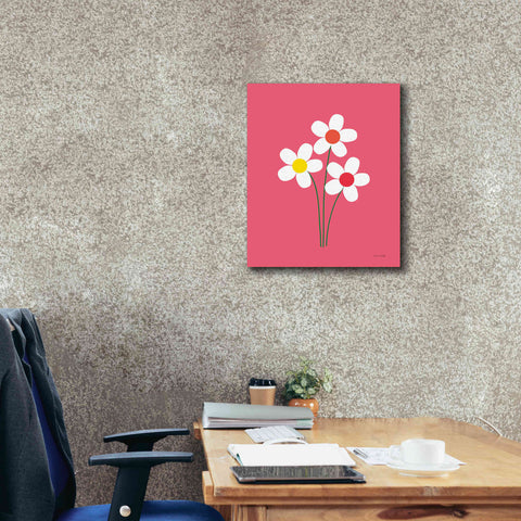Image of 'Daisies I' by Ann Kelle Designs, Canvas Wall Art,20 x 24