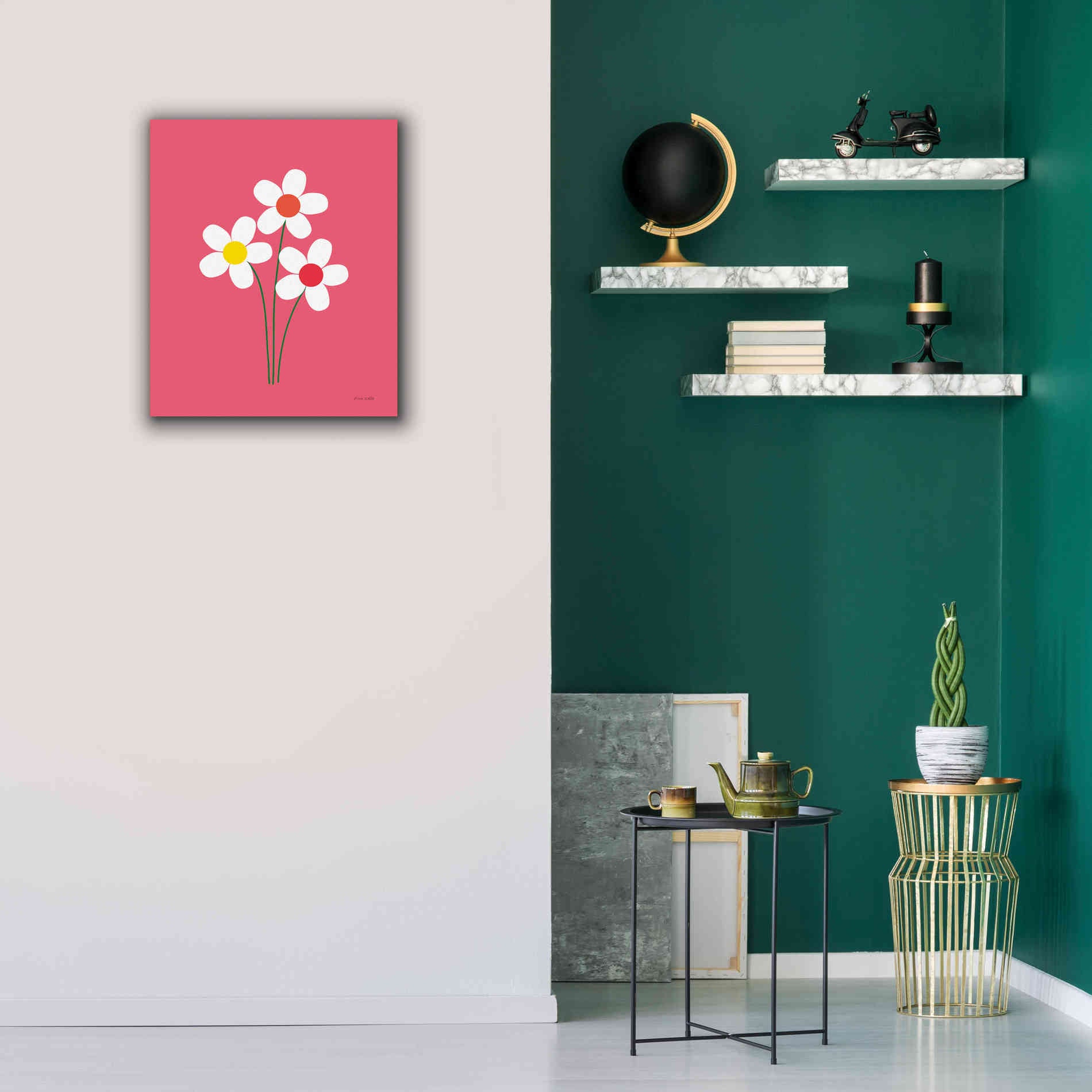 'Daisies I' by Ann Kelle Designs, Canvas Wall Art,20 x 24