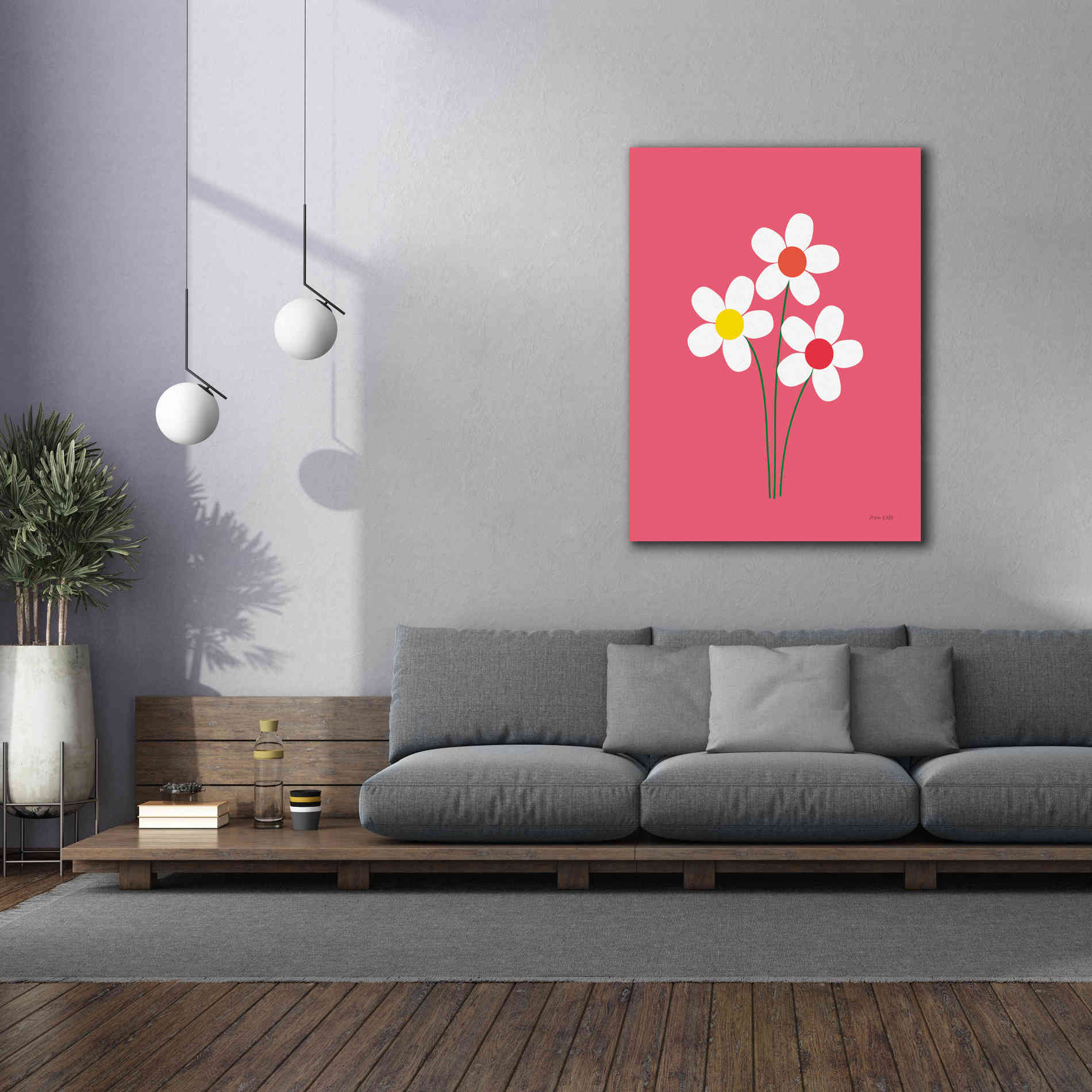 'Daisies I' by Ann Kelle Designs, Canvas Wall Art,40 x 54