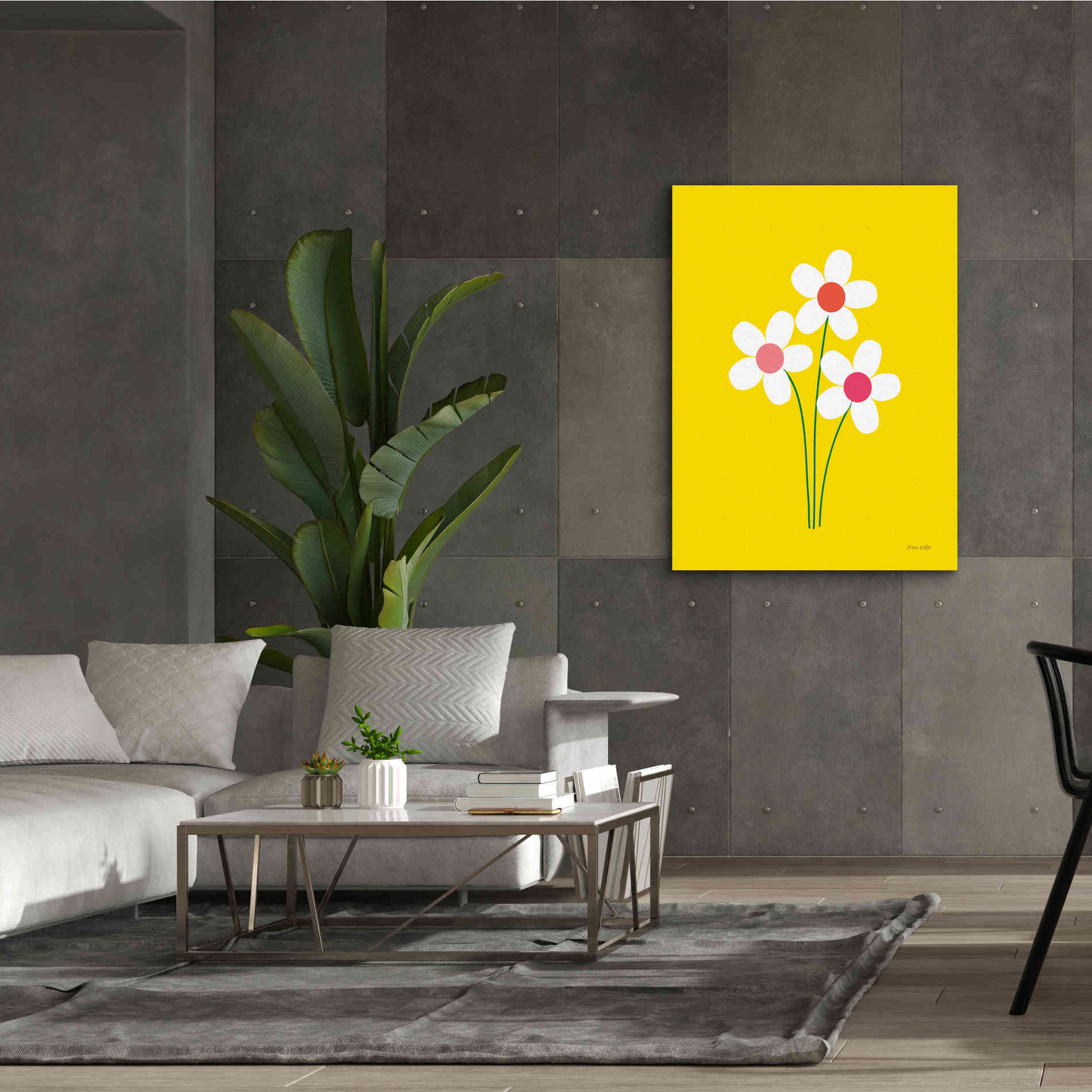'Daisies II' by Ann Kelle Designs, Canvas Wall Art,40 x 54