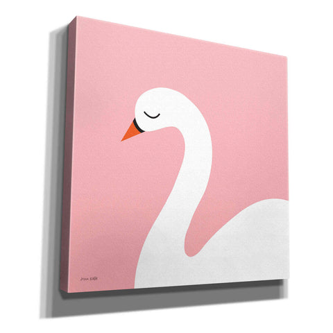 Image of 'Swan' by Ann Kelle Designs, Canvas Wall Art,12x12x1.1x0,18x18x1.1x0,26x26x1.74x0,37x37x1.74x0