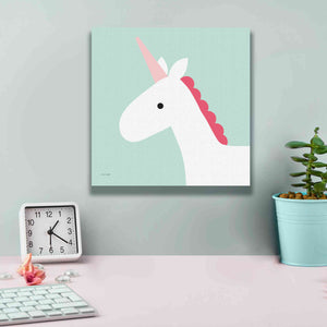 'Unicorn' by Ann Kelle Designs, Canvas Wall Art,12 x 12