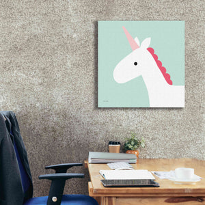 'Unicorn' by Ann Kelle Designs, Canvas Wall Art,26 x 26