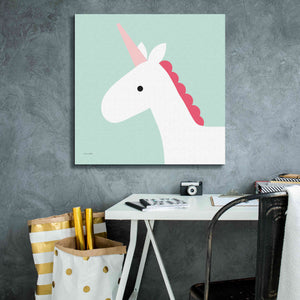 'Unicorn' by Ann Kelle Designs, Canvas Wall Art,26 x 26