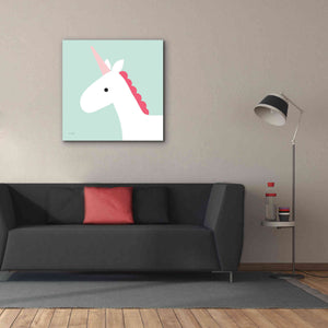 'Unicorn' by Ann Kelle Designs, Canvas Wall Art,37 x 37