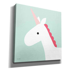 'Unicorn' by Ann Kelle Designs, Canvas Wall Art,12x12x1.1x0,18x18x1.1x0,26x26x1.74x0,37x37x1.74x0