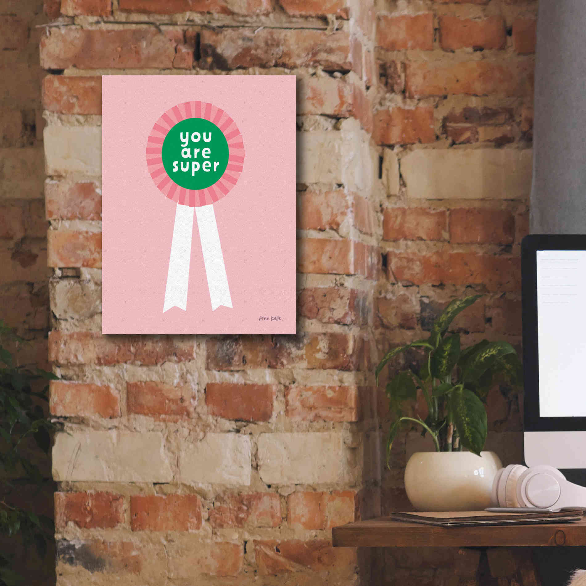 'Super Award' by Ann Kelle Designs, Canvas Wall Art,12 x 16