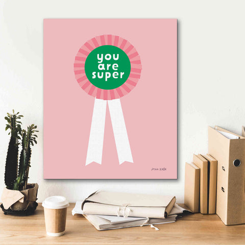 Image of 'Super Award' by Ann Kelle Designs, Canvas Wall Art,20 x 24